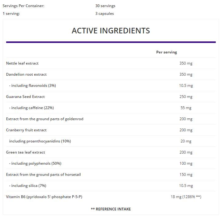 OstroVit Hydro Out / Herbal Diuretic-factsheets