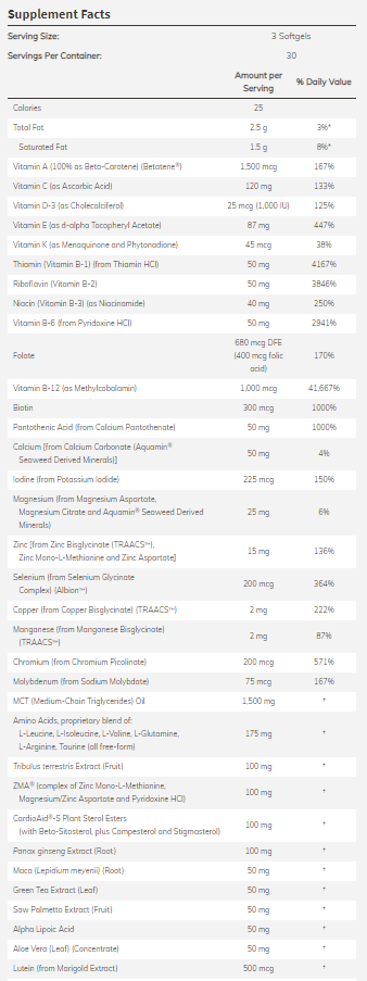 NOW Men\s Active Sports Multivitamin-factsheets