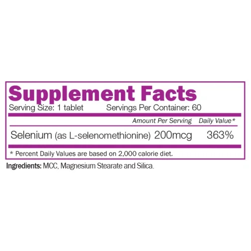 Naturalico Selenium 200mcg-factsheets