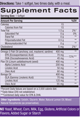 Natrol Omega-3-6-9 Complex-factsheets