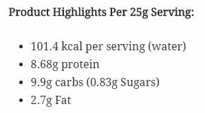 Weider Protein Pancake Mix-factsheets