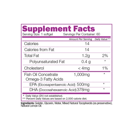 Naturalico Mega Fish Oil 1000 mg EPA 500mg DHA 378mg-factsheets