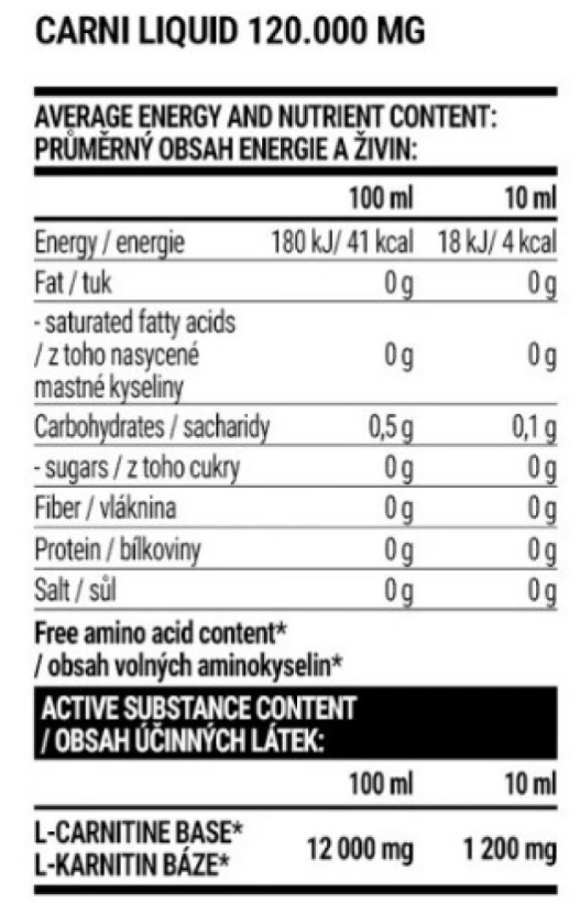 Extrifit Carni Liquid 120 000-factsheets