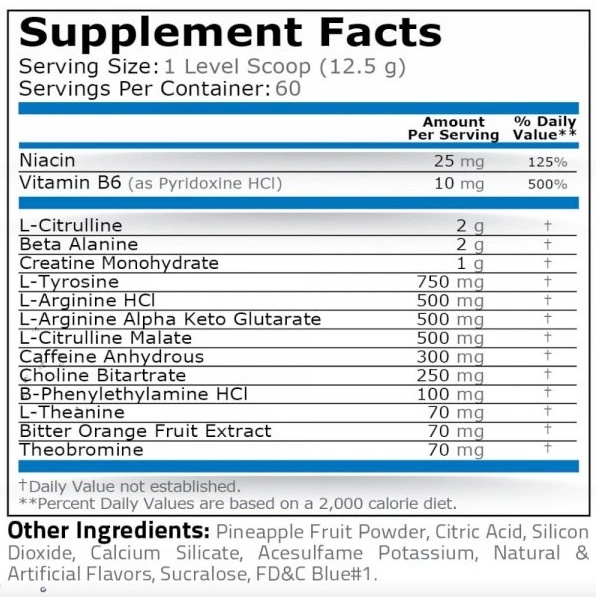 Pure Nutrition Black Jack-factsheets