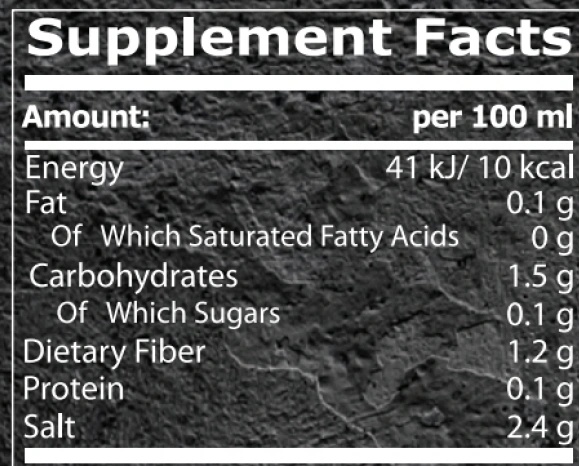 Pure Nutrition ZERO CALORIE SAUCE 500 ml-factsheets