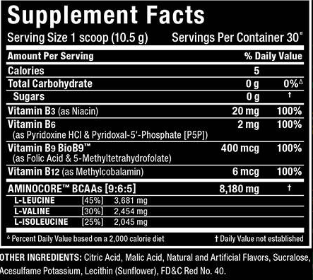 Allmax Nutrition Aminocore BCAA-factsheets