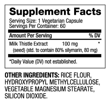 Biovea Milk Thistle 100mg-factsheets