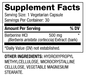 Biovea Berberine 500mg-factsheets