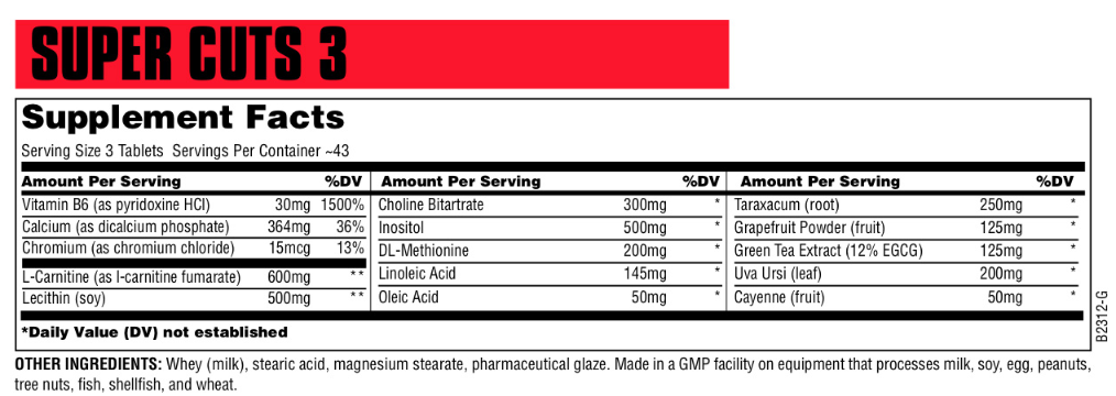 Universal Super Cuts 3 / 130 Tabs-factsheets