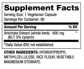 Biovea Artichoke Extract 600mg-factsheets