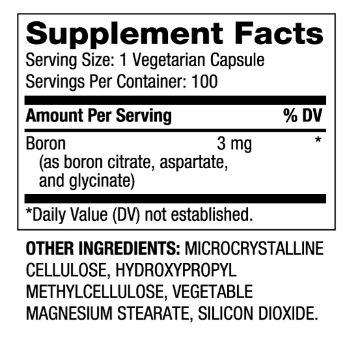 Biovea Triple Boron 3mg-factsheets