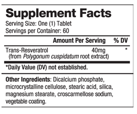 Biovea Resveratrol 40mg-factsheets