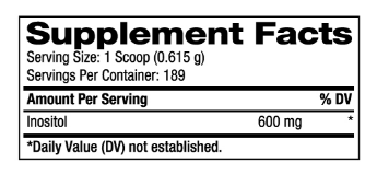 Biovea Inositol 600mg-factsheets