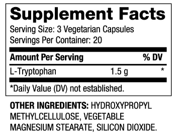 Biovea L-Tryptophan 500mg-factsheets