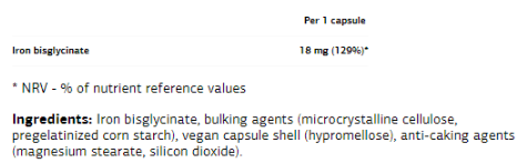 VPLaB UltraVit Iron 18mg-factsheets