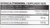 OstroVit Ashwagandha Extract - 375mg-factsheets