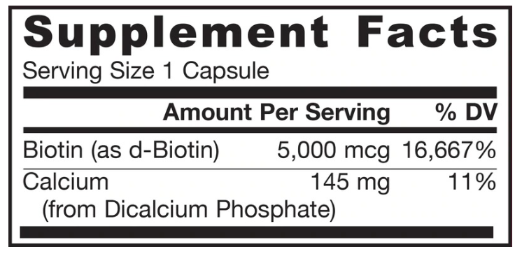 Jarrow Formulas Biotin-factsheets