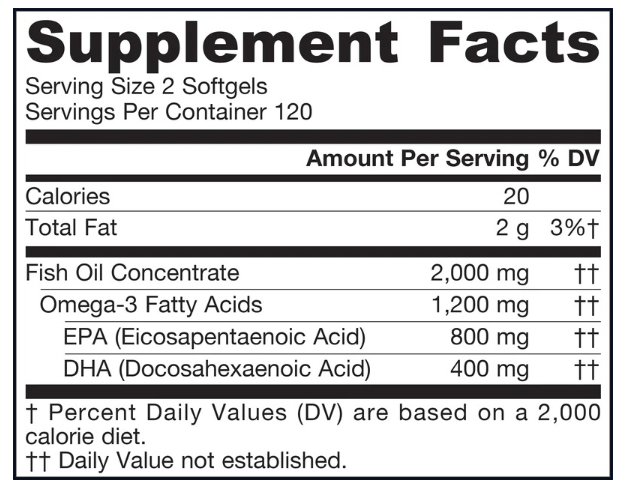 Jarrow Formulas EPA-DHA Balance® 600mg.-factsheets