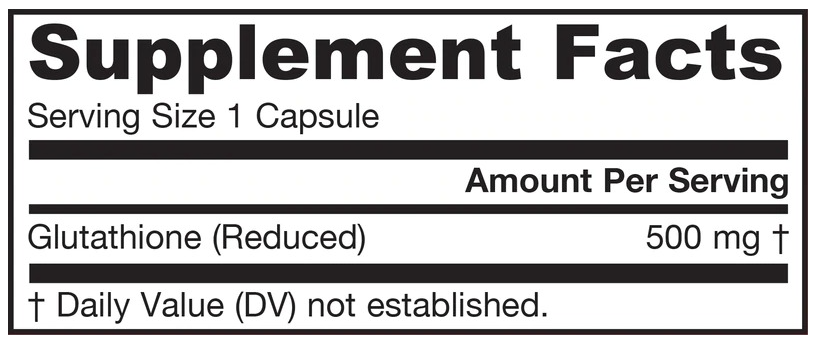 Jarrow Formulas Glutathione Reduced-factsheets