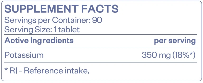 HS Labs Potassium-factsheets