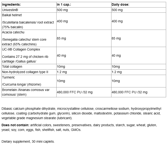 Webber Naturals Advanced Collagen + Turmeric Collagen-fisa nutrițională