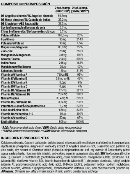 Quamtrax Mega Vitamins for Women-factsheets