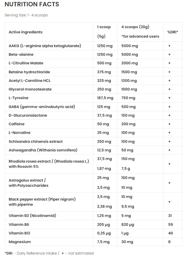 BOMB 240 g-factsheets