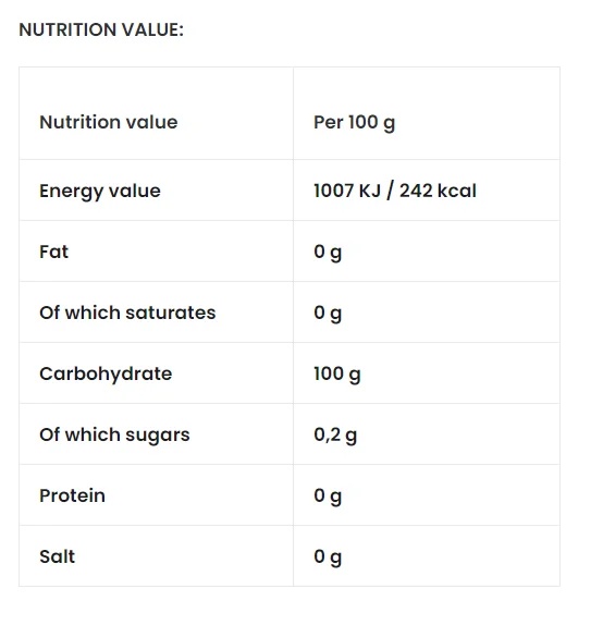 XYLITOL 1000g-factsheets