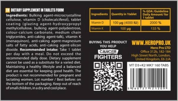 Vitamin D3 4000 IU-factsheets