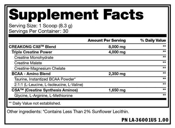 Mutant creaKONG CX8-factsheets