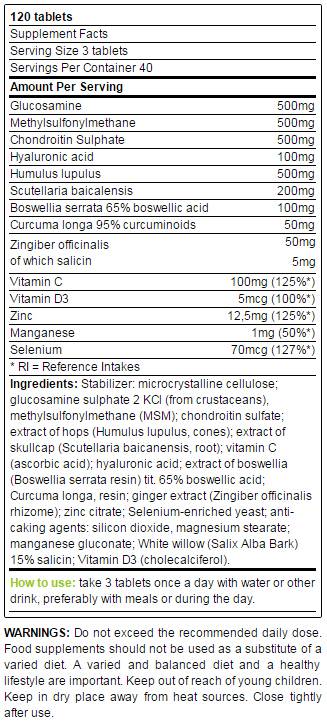 Yamamoto Natural Series ArthroMINE®-factsheets