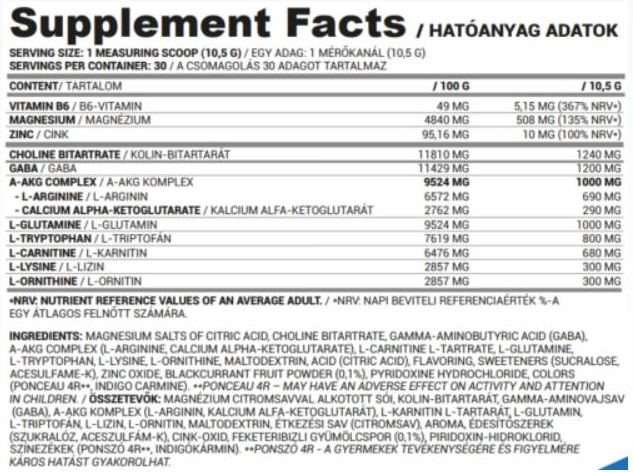 Nutriversum GH + Sleep | Performance Growth Hormone Support Formula-factsheets