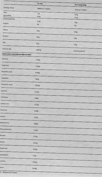 Yamamoto Nutrition Ultra Egg PROTEIN-factsheets