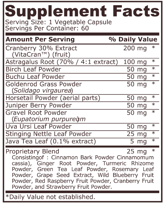 Pure Nutrition Kidney Support-factsheets