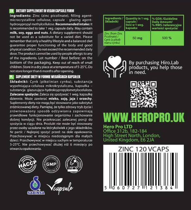 Hero.Lab Zinc Picolinate 50 mg-factsheets