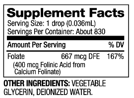 Biovea Folate Liquid Drops-factsheets