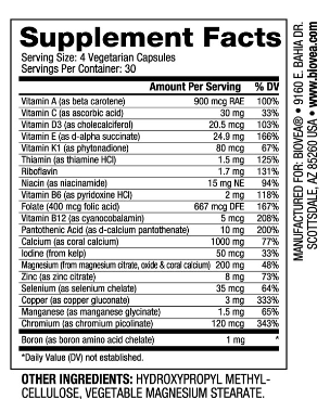 Biovea Coral Calcium Plus 1000mg-factsheets