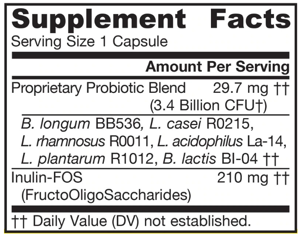 Jarrow Formulas Jarro-Dophilus + FOS-factsheets