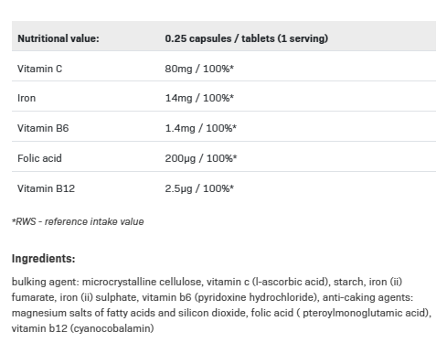 SFD Iron Plus-factsheets