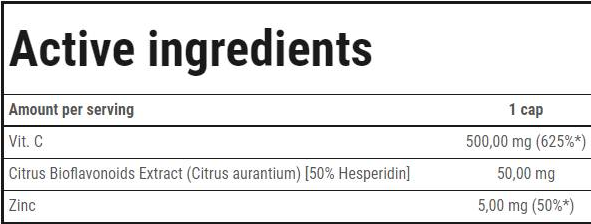 Trec Nutrition Vit.C Strong 500 | Vitamin C 500 mg-factsheets