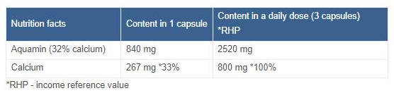 MAXXWIN Nutrition Calcium Chelated | with Aquamin® Seaweed Calcium-factsheets