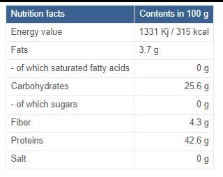 MAXXWIN Nutrition Health Mix Vegan | with Chlorella, Spirulina and Barle-factsheets