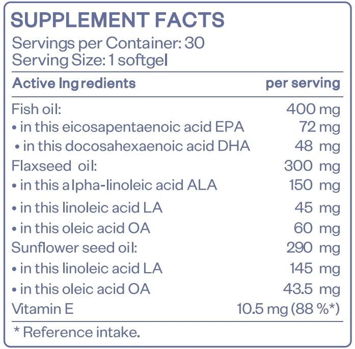 HS Labs Omega 3-6-9-factsheets