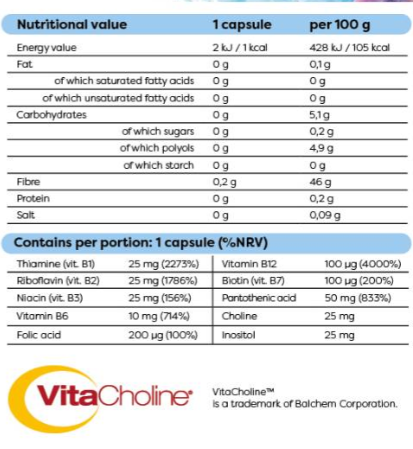 Osavi B-Complex with Choline & Inositol-factsheets