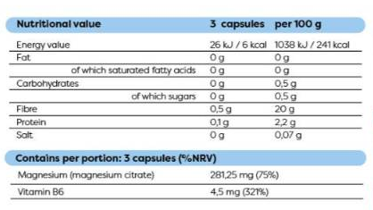 Osavi Magnesium Citrate + Vitamin B6-factsheets