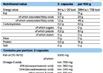 Osavi Omega 3 Fish Oil 1000 mg - Lemon Flavor-factsheets