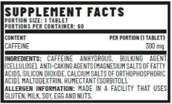 VitaCorp Caffeine Day 300 mg-factsheets