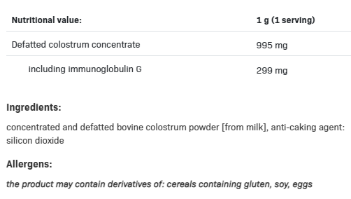 SFD Colostrum-factsheets