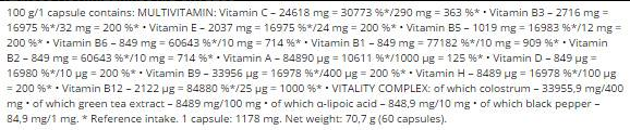 NUTREND Multivitamin Compressed Caps-factsheets