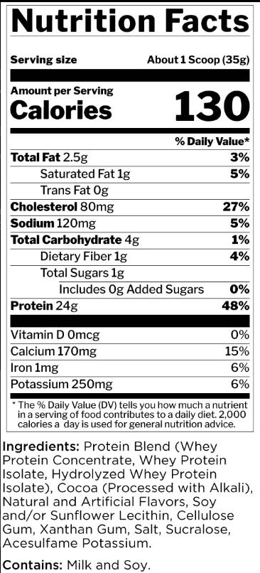 Rule One R1 Whey Blend-factsheets